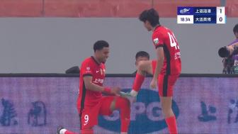 6轮不败！海港3-0英博 李新翔传射+伤退蒯纪闻助攻张琳芃破门