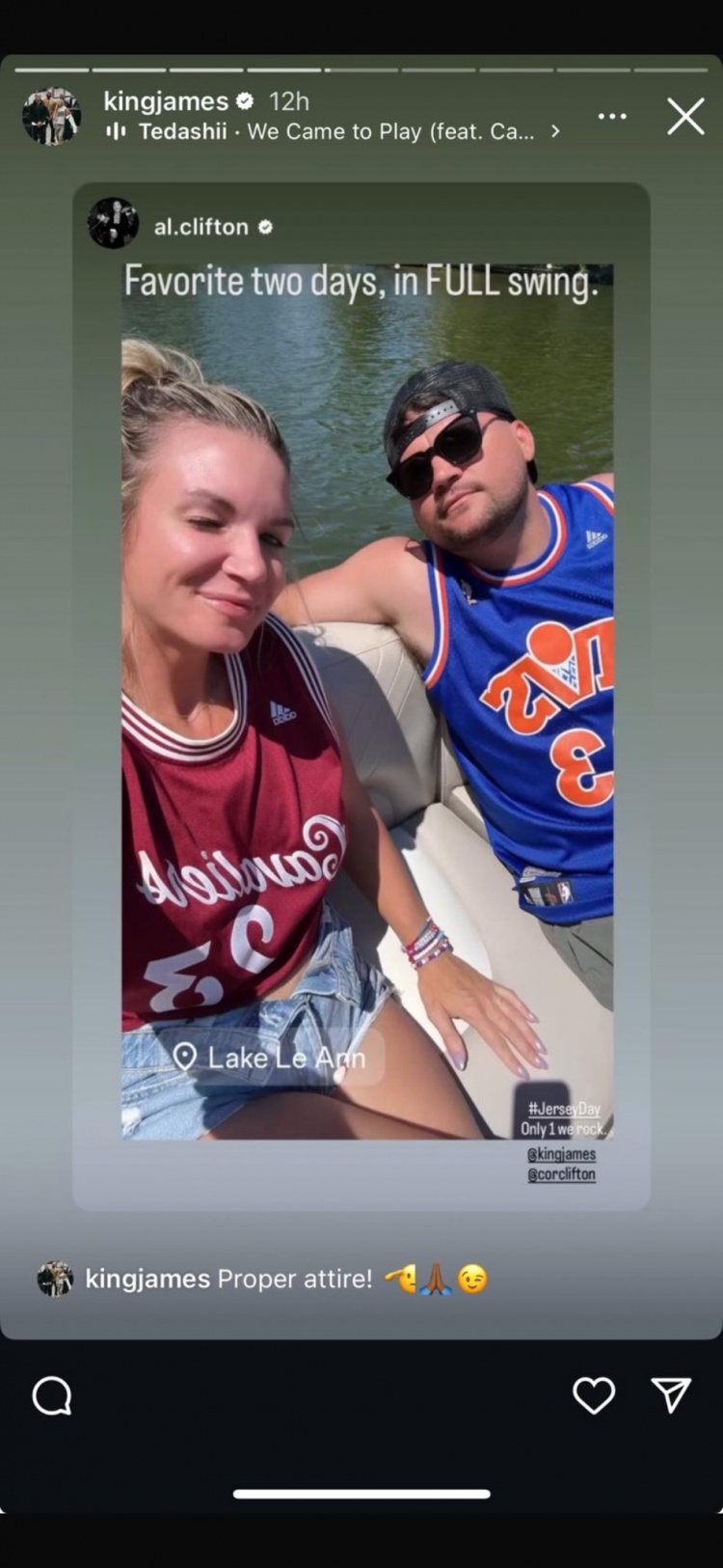 湖人女记者自拍身穿詹姆斯骑士球衣 詹姆斯点评：恰当的着装